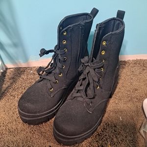 sugar combat boots
